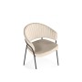 Стул на металлокаркасе Лео светло-бежевый (H-05) / черный