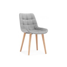 Стул деревянный Челси светло-серый (zd 960) / светлое дерево np