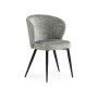 Стул на металлокаркасе Gref gray / black
