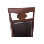 Стул деревянный Luiza dirty oak / dark brown