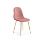 Стул на металлокаркасе Dabl pink / gold