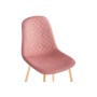 Стул на металлокаркасе Dabl pink / gold