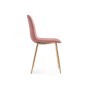 Стул на металлокаркасе Dabl pink / gold