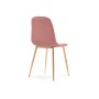 Стул на металлокаркасе Dabl pink / gold