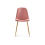 Стул на металлокаркасе Dabl pink / gold