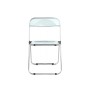 Пластиковый стул Fold складной clear gray-blue