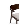 Стул деревянный Velma dirty oak / light beige