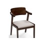 Стул деревянный Velma dirty oak / light beige