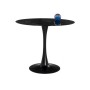 Стол стеклянный Tulip 90 black glass