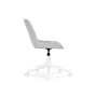 Офисное кресло Честер светло-серый велюр / белый