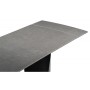Керамический стол Готланд 160(220)х90х79 ink gray / черный