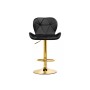 Барный стул Trio black / gold