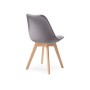 Стул деревянный Bonuss light gray / wood