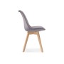 Стул деревянный Bonuss light gray / wood
