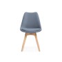 Стул деревянный Bonuss blue / wood