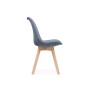 Стул деревянный Bonuss blue / wood