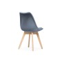 Стул деревянный Bonuss blue / wood