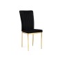 Стул на металлокаркасе Rek black / gold