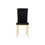 Стул на металлокаркасе Rek black / gold