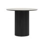Керамический стол Барел 89 carmen light grey / черный
