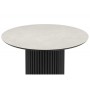 Керамический стол Барел 89 carmen light grey / черный