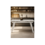 Керамический стол Норман 140 (200) х 80 белый мрамор alpin white / snow white / белый