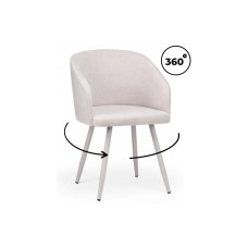 Стул на металлокаркасе Монер 360 светло-серый (glory 36) / серый