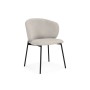 Стул на металлокаркасе Рикко бежевый (05 beige) / черный