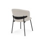 Стул на металлокаркасе Рикко бежевый (05 beige) / черный
