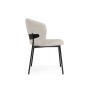 Стул на металлокаркасе Рикко бежевый (05 beige) / черный