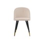Стул на металлокаркасе Gabi beige / black / gold