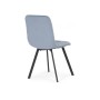 Стул на металлокаркасе Bruk light blue / black