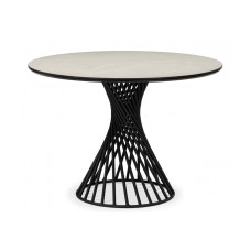 Керамический стол Вивиен 110 krater perla repose / черный Керамический стол Вивиен 110 krater perla repose / черный