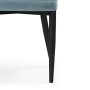 Стул на металлокаркасе Kora light blue / black