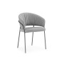 Стул на металлокаркасе Лео серый brendy monsoon 22 / серый
