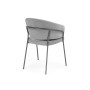 Стул на металлокаркасе Лео серый brendy monsoon 22 / серый