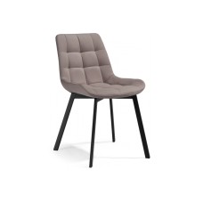 Стул на металлокаркасе Стронг латте / черный