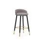 Барный стул Kardial gray / black