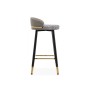 Барный стул Kardial gray / black