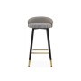 Барный стул Kardial gray / black