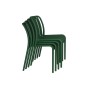 Пластиковый стул Sheffilton SHT-S173 Темно-зеленый ral 6028
