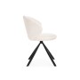 Стул на металлокаркасе Solomon крутящийся white / black