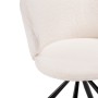 Стул на металлокаркасе Solomon крутящийся white / black