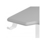 Компьютерный стол Маркос 140х80 светло-серый / белый