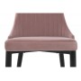 Стул на металлокаркасе Kora light purple / black