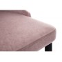 Стул на металлокаркасе Kora light purple / black
