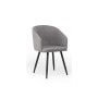 Стул на металлокаркасе Монер 360 темно-серый (glory 20) / черный