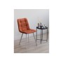 Стул на металлокаркасе Чилли терракотовый / белый