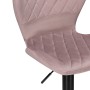 Барный стул Porch pink / black
