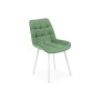 Стул на металлокаркасе Челси П фисташковый (zd 651) / белый